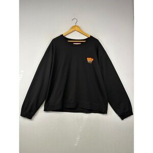 Latina Owned JZD Womens 1X Black Abracemos Nuestra Identidad Graphic Sweatshirt